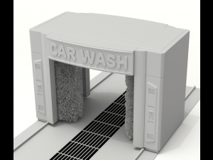 Automatic Car Washing Machine 3D-Modell