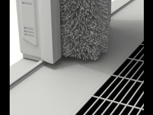 स्वचालित कार वॉशिंग मशीन 3D मॉडल