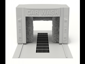 Automatic Car Washing Machine 3D-Modell