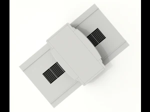 स्वचालित कार वॉशिंग मशीन 3D मॉडल