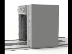 स्वचालित कार वॉशिंग मशीन 3D मॉडल