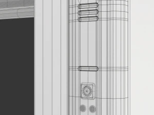 स्वचालित कार वॉशिंग मशीन 3D मॉडल