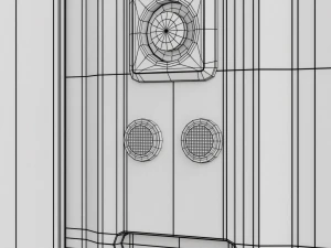 स्वचालित कार वॉशिंग मशीन 3D मॉडल