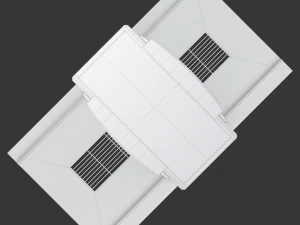 स्वचालित कार वॉशिंग मशीन 3D मॉडल