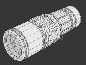 Sport Monocular Telescope 3D Model