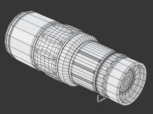 Sport Monocular Telescope 3D Model
