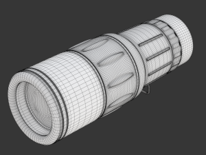 Sport Monocular Telescope Modelo 3D