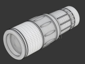 Sport Monocular Telescope 3D Model