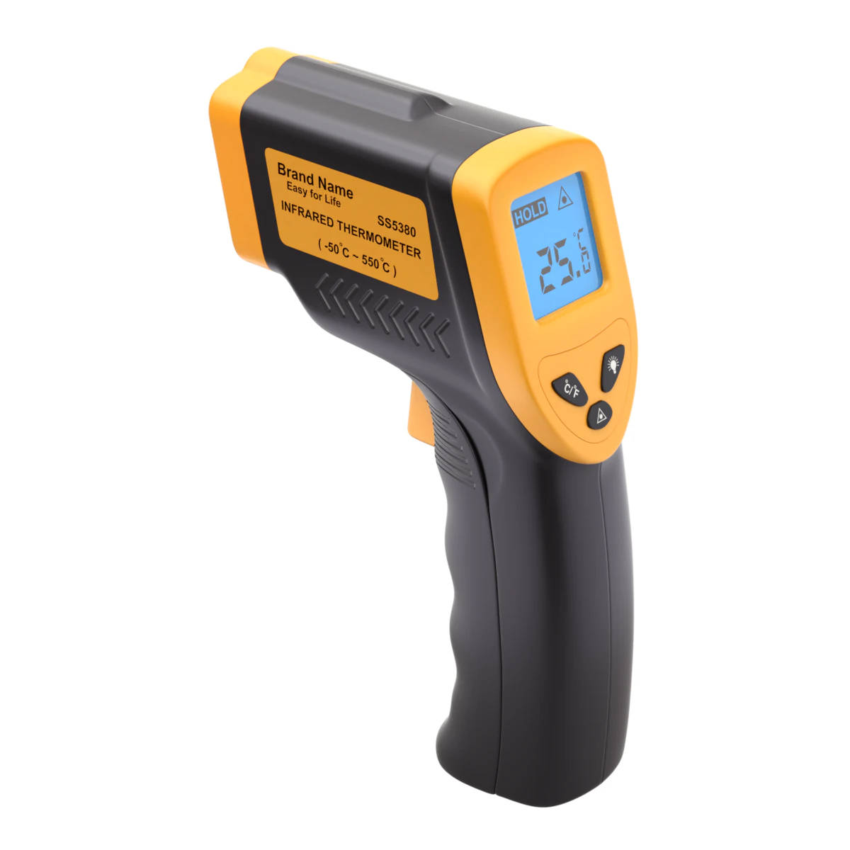 Infrared Thermometer 3D Model .c4d .max .obj .3ds .fbx .stl .blend 
