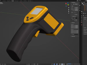 Infrared Thermometer 3D Model