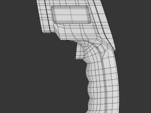 Infrared Thermometer 3D Model