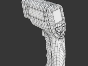 Infrared Thermometer 3D Model