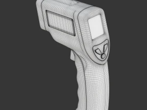 Infrared Thermometer 3D Model