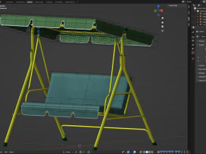 Garden Swing 3D Model