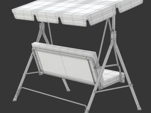 Garden Swing 3D Model