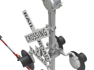 Railroad Crossing Model 3D