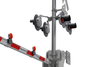 Railroad Crossing Model 3D