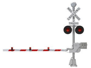 Railroad Crossing Model 3D