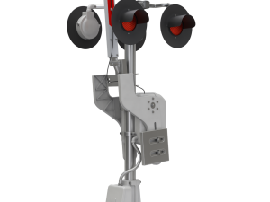 Railroad Crossing Model 3D