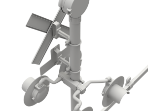 Railroad Crossing Model 3D