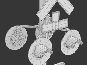 Railroad Crossing Model 3D