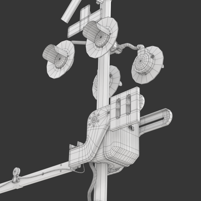 Railroad Crossing 3D Model in Train 3DExport