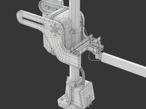 Railroad Crossing Model 3D