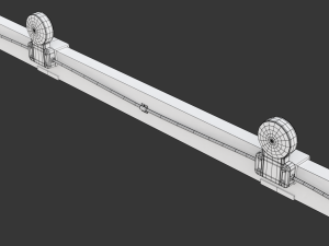 Railroad Crossing Model 3D