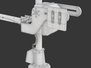 Railroad Crossing Model 3D