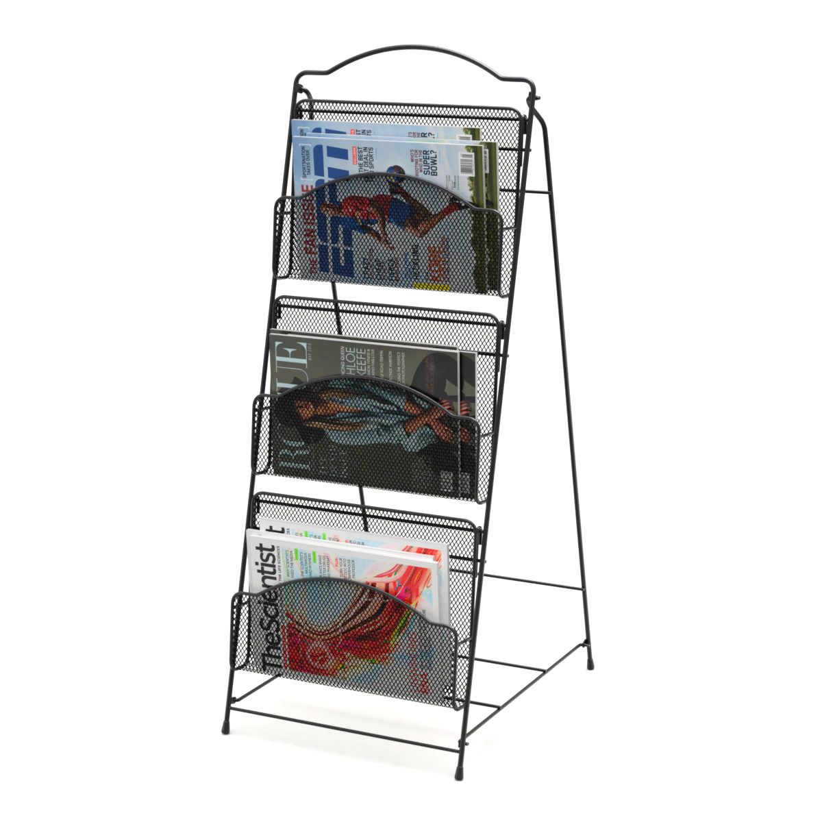 Magazine Rack - Model 01 3D Model .c4d .max .obj .3ds .fbx .stl .blend 