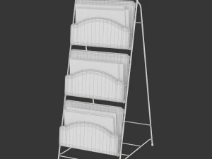 Magazine Rack - Model 01 3D Model