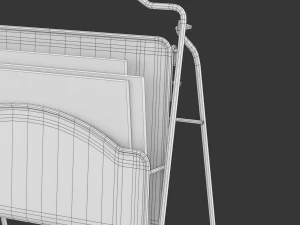 Magazine Rack - Model 01 3D Model