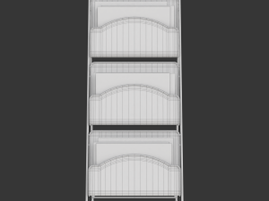 Magazine Rack - Model 01 3D 模型