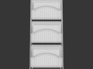 Magazine Rack - Model 01 3D Model