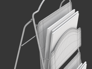 Magazine Rack - Model 01 3D 模型