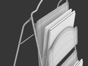 Magazine Rack - Model 01 3D Model