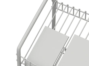 Magazine Rack with Wheels - Model 02 3D Model
