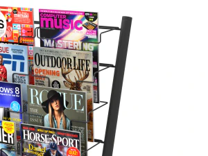 Magazine Rack with Frame Stand - Model 03 3D Model