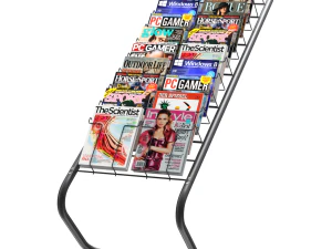 Magazine Rack with Frame Stand - Model 03 3D Model