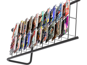 Magazine Rack with Frame Stand - Model 03 Modello 3D