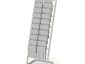 Magazine Rack with Frame Stand - Model 03 Modello 3D