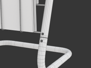 Magazine Rack with Frame Stand - Model 03 Modello 3D