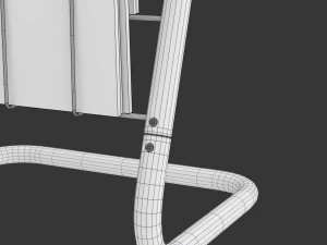 Magazine Rack with Frame Stand - Model 03 3D Model