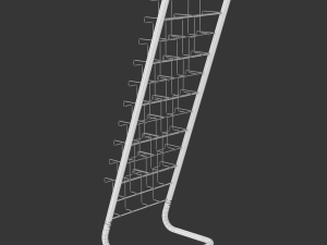 Magazine Rack with Frame Stand - Model 03 Modello 3D