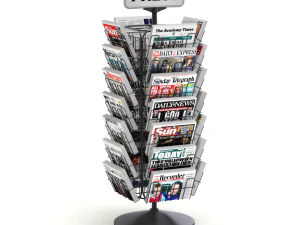 Stojak karuzelowy na magazynki - Model 04 Model 3D