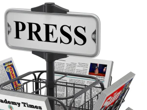 Magazine Carousel Rack - Model 04 3D Model