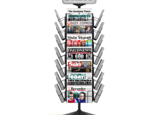 Magazine Carousel Rack - Model 04 Modelo 3D