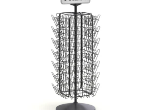 Magazine Carousel Rack - Model 04 3D Model