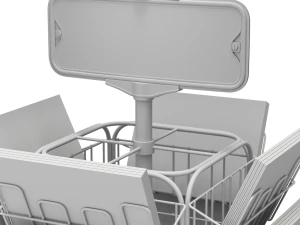 Magazine Carousel Rack - Model 04 3D Model