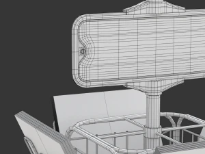 Magazine Carousel Rack - Model 04 3D Model